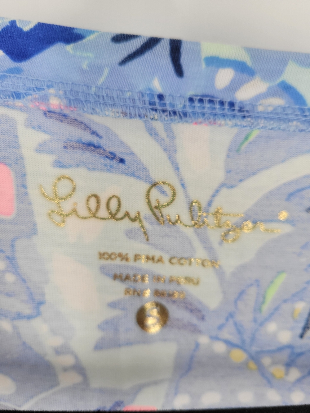 Lilly Pulitzer Preston Blue Multicolor Printed Midi Dress Size S New - Picture 5 of 6